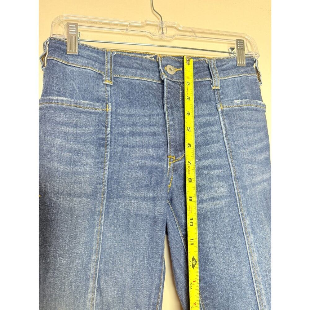 Anthropologie Pilcro And The Letterpress Jeans Womens 25 Mid Rise Denim Legging - Picture 7 of 11